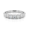Quintella - 5 Stenen Moissanite Jubileumring