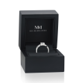 Verity - Moissanite Verlovingsring met Gedraaide Band