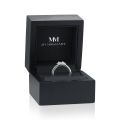 Sanctum - Cushion Geslepen Moissanite Verlovingsring Met Vintage Halo En Pavé Band