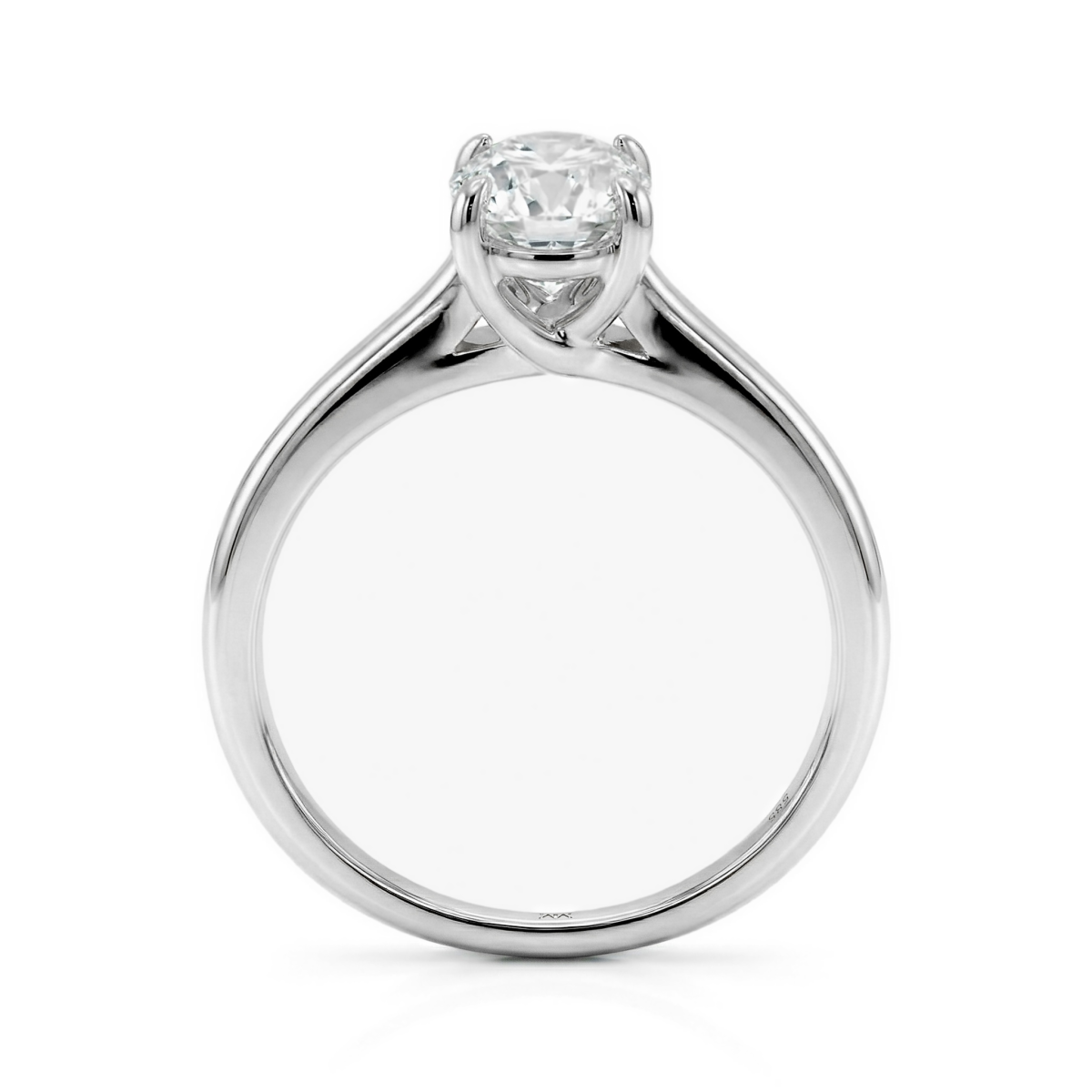 Grace - Ovaal Split-Shank Moissanite Ring