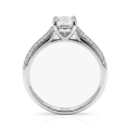 Venette - Moissanite Verlovingsring Met Pavé Zijstenen