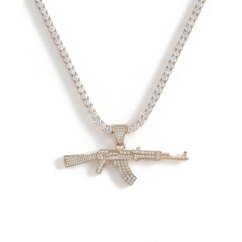 Valor - moissanite AK-47 hanger
