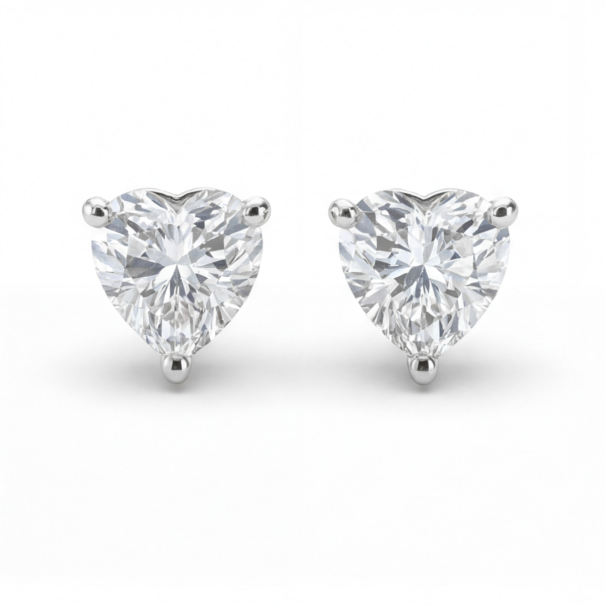Allure - Moissanite Hartgesneden Oorbellen