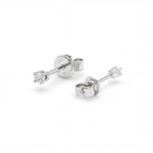 Nova - Moissanite Oorknopjes
