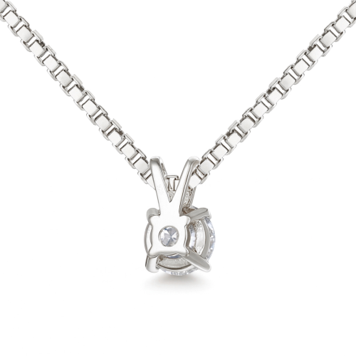 Terra - Solitair Moissanite Hanger (zonder ketting)