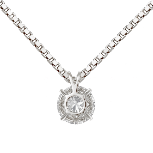 Terra - Solitair Moissanite Hanger (zonder ketting)