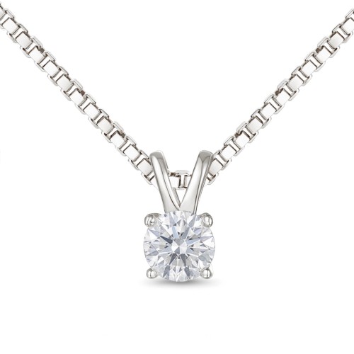 Terra - Solitair Moissanite Hanger (zonder ketting)