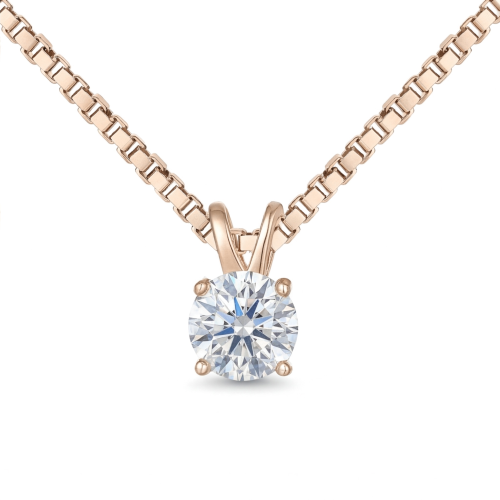 Terra - moissanite solitair hanger (zonder ketting)
