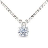 Terra - Solitair Moissanite Hanger (zonder ketting)