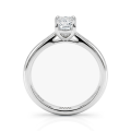Lustra – Radiant Solitair Moissanite Ring