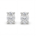 Ovalis – Ovaal Moissanite Oorknopjes