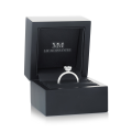 Astra - Moissaniet ring met pavé stenen en verborgen halo