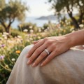 Orbella - Bezel Zet Moissanite Eternity Ring