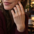 Evertina - moissanite eternity ring