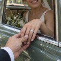 Mosaic - emerald cut moissanite ring met vijf stenen