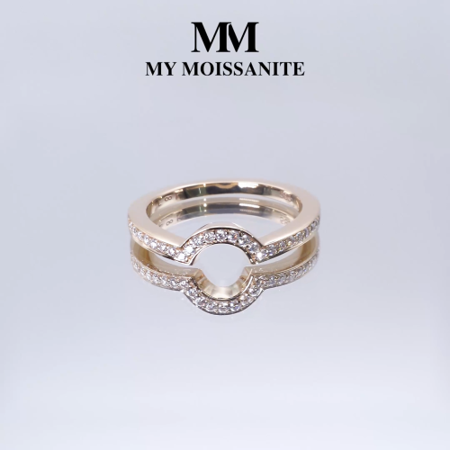 Moissanite Ringen in Platina