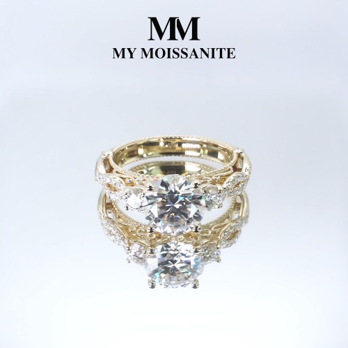 Moissanite Ringen in Platina