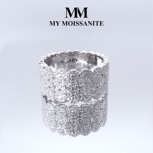 Moissanite Ringen in Platina