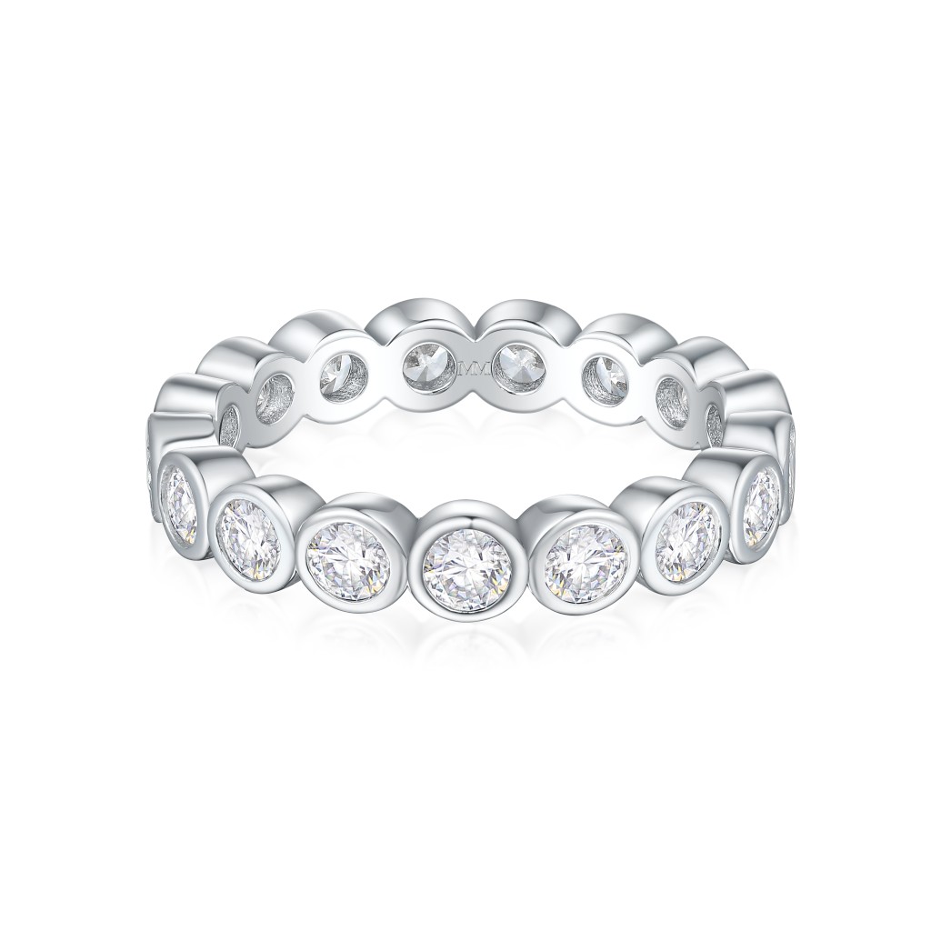 Orbella - Bezel Zet Moissanite Eternity Ring