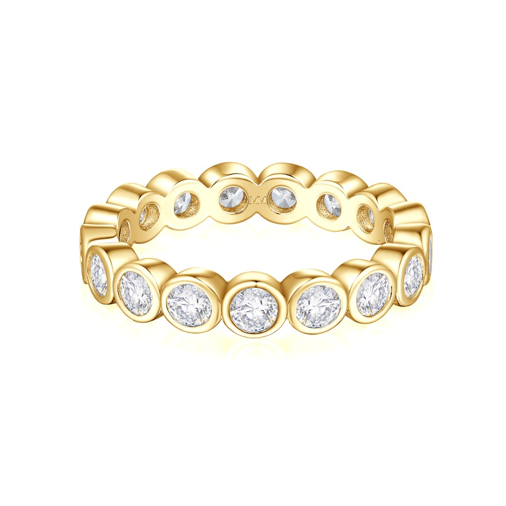 Orbella - Bezel Zet Moissanite Eternity Ring