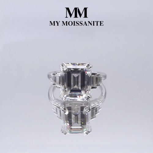 Moissanite Ringen in Platina
