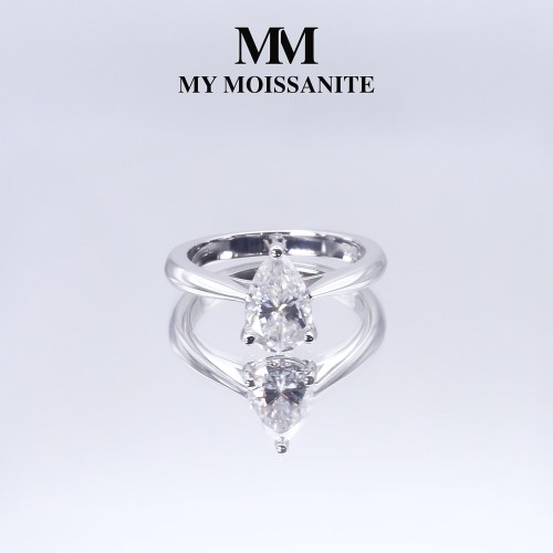 Moissanite Ringen in Platina
