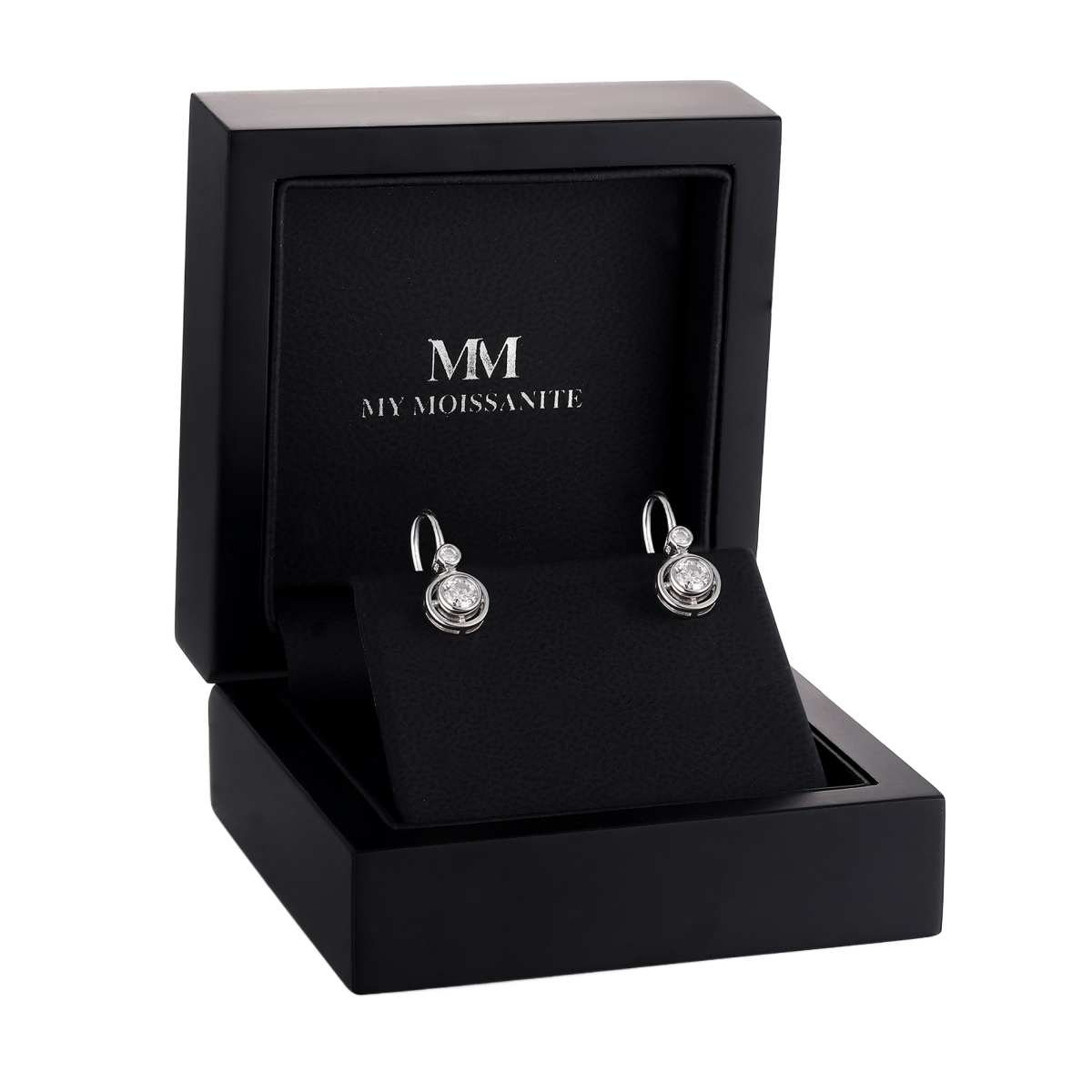 Lunar - Moissanite oorbellen