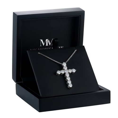 Divinity - Moissanite Kruis Hanger