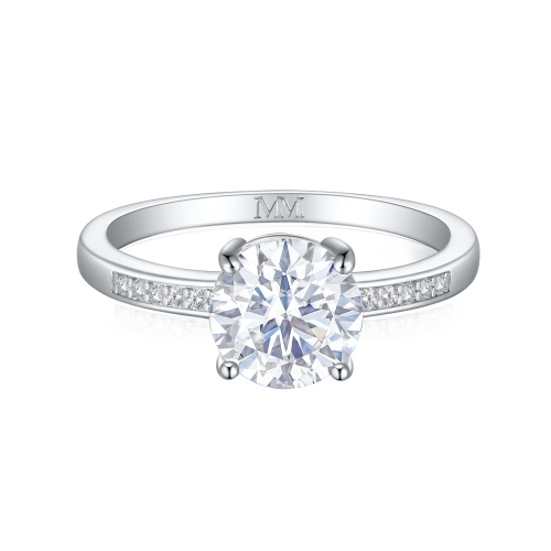 Moissanite Ringen in Platina