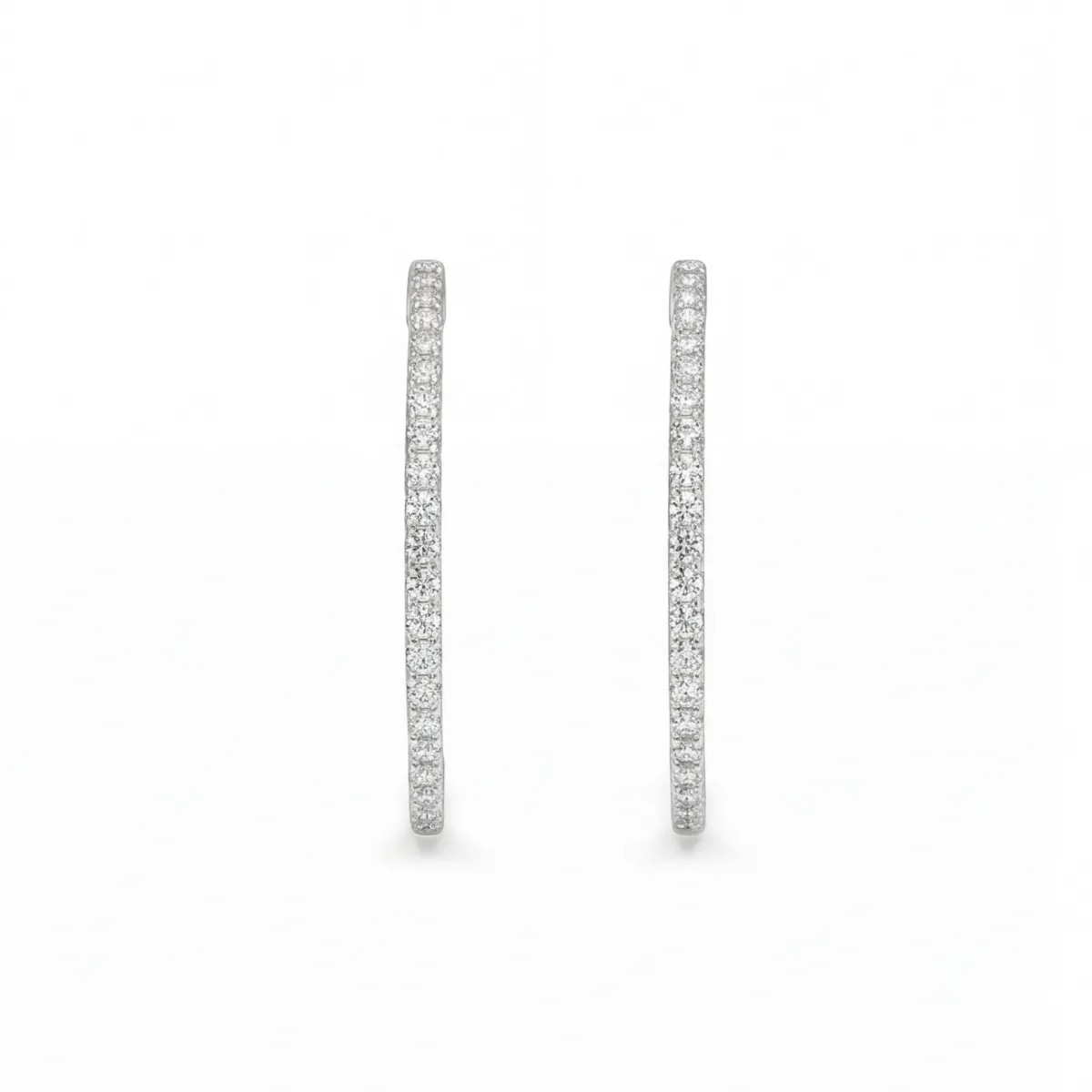 Orbita - Eternity Oorringen Met Moissanite Accenten