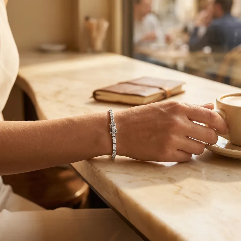 Moissanite armbanden