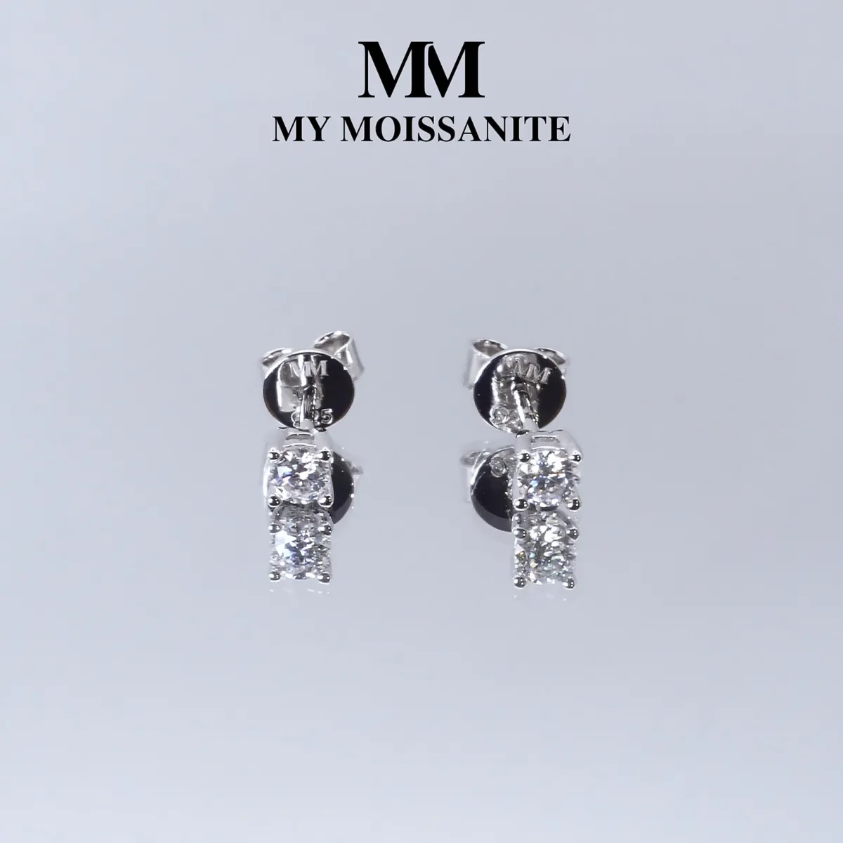 Nova - Moissanite oorbellen