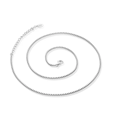 Zilveren moissanite kettingen