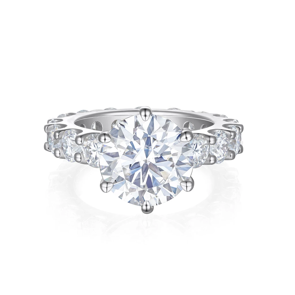 Solstice - Grand Eternity Moissanite Verlovingsring
