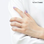 Amora - Hart Solitair Moissanite Ring | My Moissanite Amora - Hart Solitair Moissanite Ring | My Moissanite