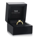 Amora - Hart Solitair Moissanite Ring | My Moissanite Amora - Hart Solitair Moissanite Ring | My Moissanite