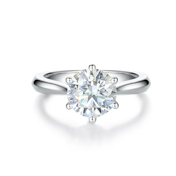 Moissanite ringen