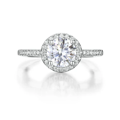 Verstelbare moissanite ringen