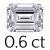 0.6 karaat (4*6 mm)