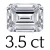 3.5 karaat (8*10 mm)