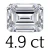 4.9 karaat (9*11 mm)