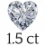 1.5 karaat (7.5 mm)