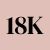 18k massief roségoud