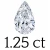 1.25 karaat (6*8 mm)
