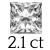 2.1 karaat (7*7 mm)