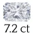 7.2 karaat (10*12 mm)