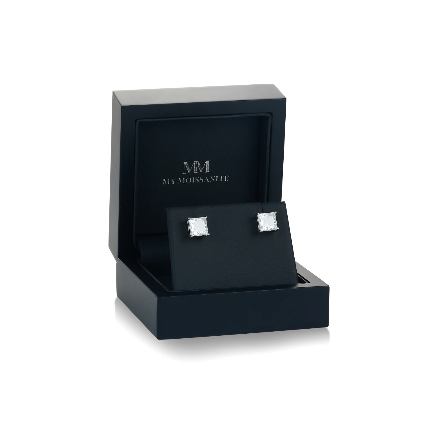 Orion – Princess Moissanite Oorknopjes Orion – Princess Moissanite Oorknopjes
