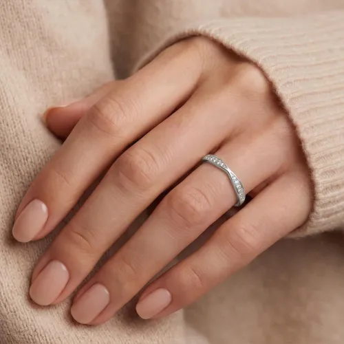 Vow Star Shine Ring: 5ct Moissanite Eternity Band in S925 Sterling Vow Star Shine Ring: 5ct Moissanite Eternity Band in S925 Sterling