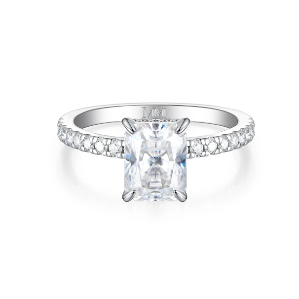 Moissanite verlovingsringen