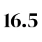 16.5 